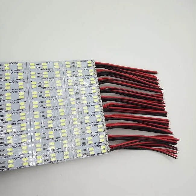 50 шт.* 100 см с фабрики двухрядный DC 12 В, 144/168 SMD 5630 Светодиодный жесткий светодиодный светильник