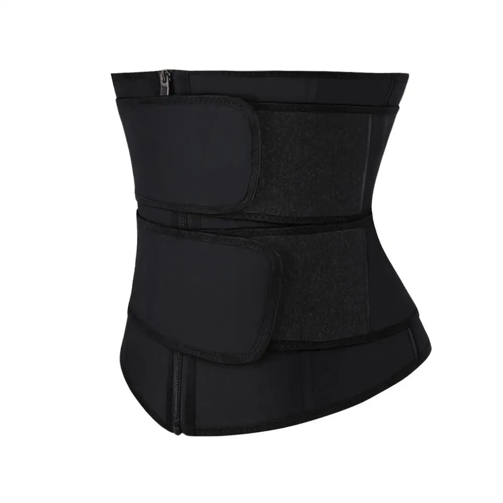 HEXIN латекс Body Shaper 7 Сталь кости триммер корсет двойной пояс Cincher молния клип