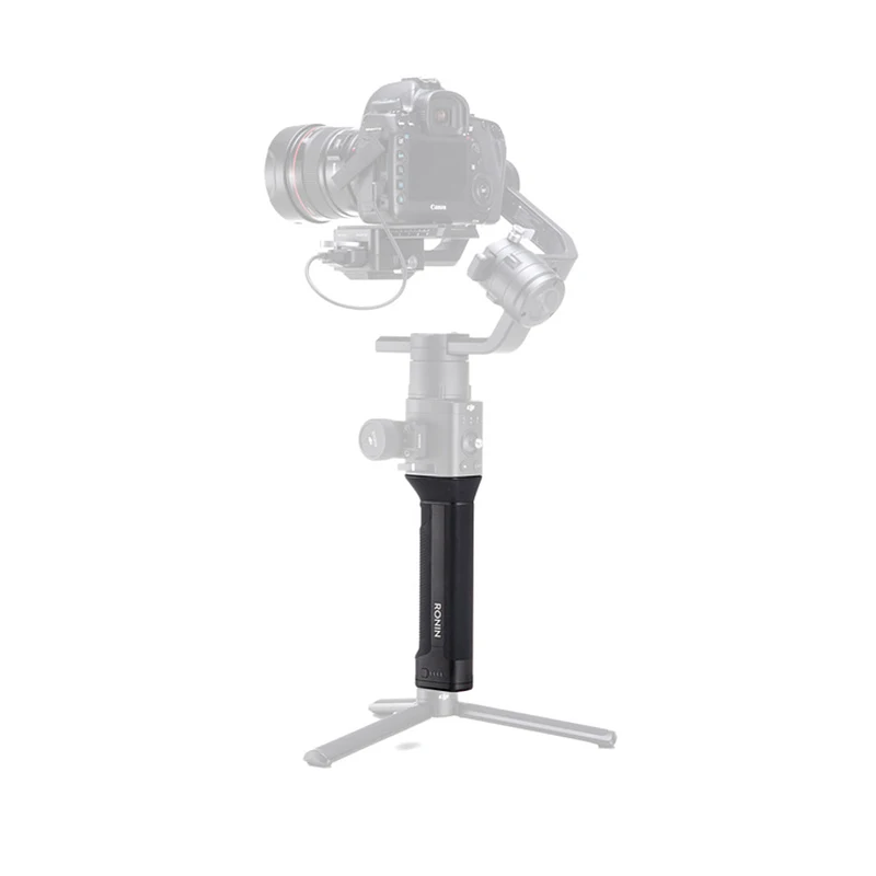 DJI Ronin-S BG37 Grip делает Ronin-S совместимым для ручного использования встроенный аккумулятор 2400 мАч обеспечивает питание карданного стабилизатора до 12 часов