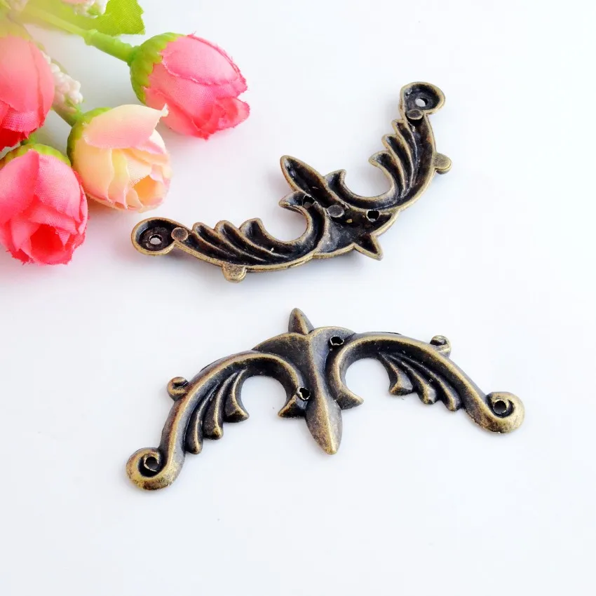 Бесплатная доставка 4 шт. Античная бронзовая бижутерия Подарочная коробка