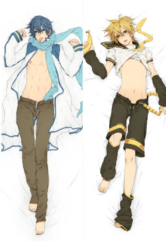 Классная японская Аниме Vocaloid Kaito& Kagamine Ren BL наволочка Dakimakura Наволочка декоративная обнимающая постельные принадлежности для тела - Цвет: N073
