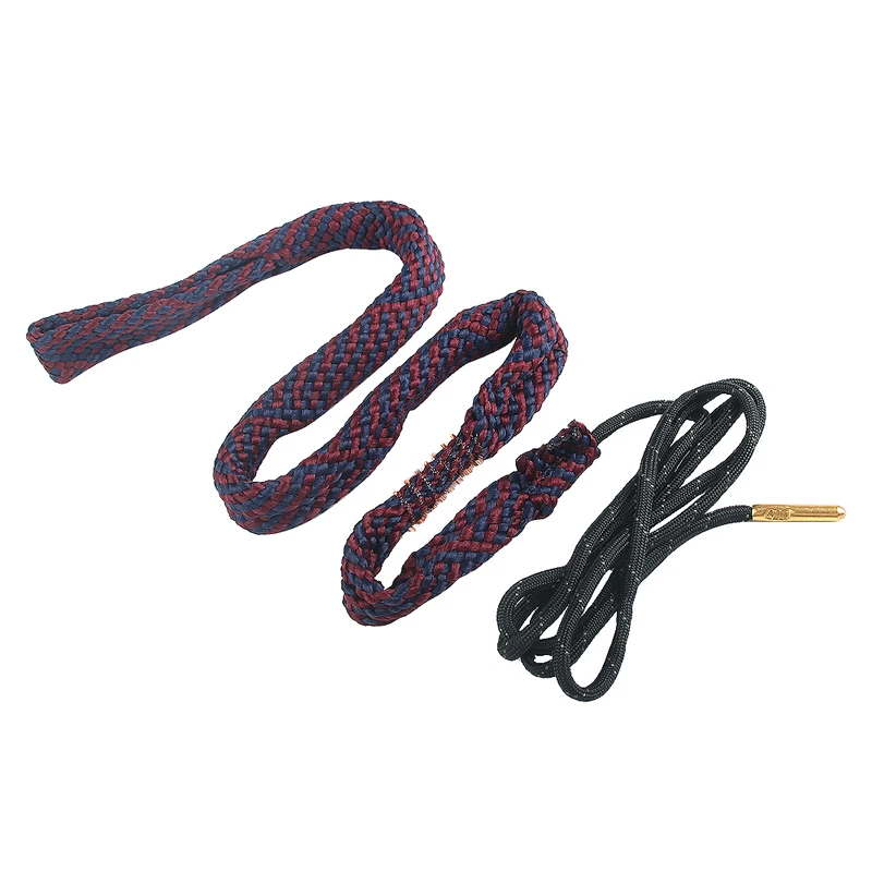 12 Калибр/0,17. 22. 30. 308. 38. 44. 45. 46 Cal Boresnake Охотничья винтовка пистолет баррель Чистящая Щетка Чистящая веревка 37-0035