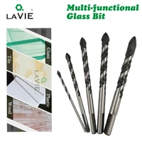 la vie multifunctional glass bit twist spade drill triangle bits for ceramic tile concrete glass marble 3mm to 12mm db02054