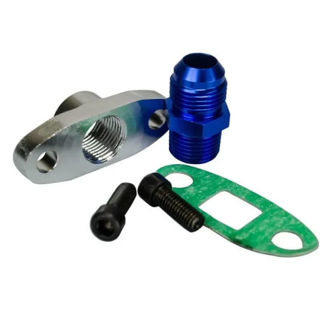 WLR RACING-1/2 NPT мама Алюминий слива масла турбо-фланец T3 T4 T04 GT40 GT55+ NPT 1/2 TO10AN топливный фитинг