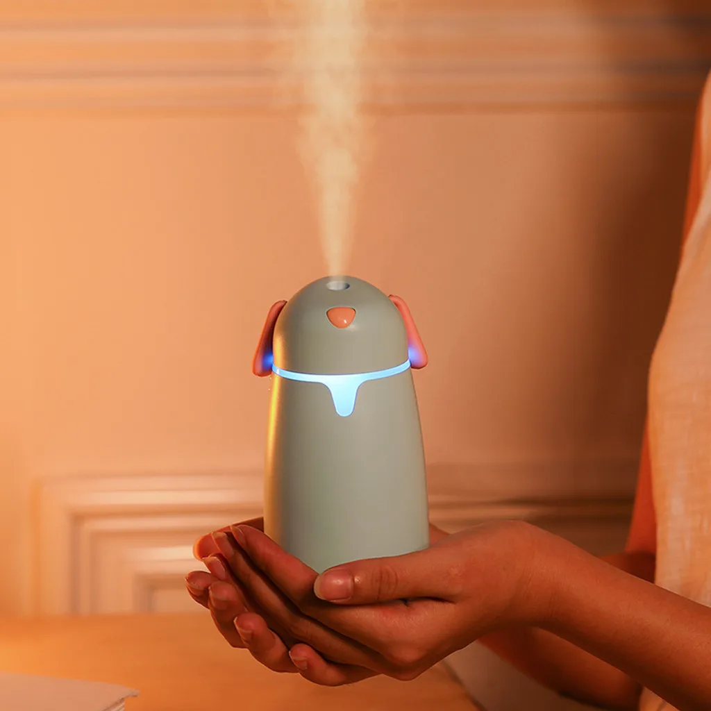 USB Мини милая собака домашний офис увлажнение распылитель кадильница