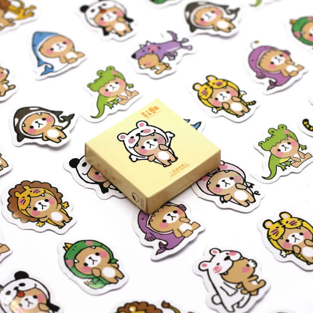 

1pcs Monkey Cute Cartoon Stickers Puzzles Gift Toys Boy Girl Children