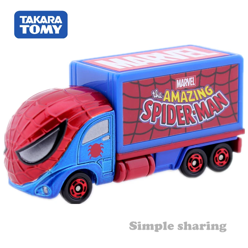 Takara Tomy машинок пиксара и Disney с героями комиксов Марвел мелодия модель грузовика