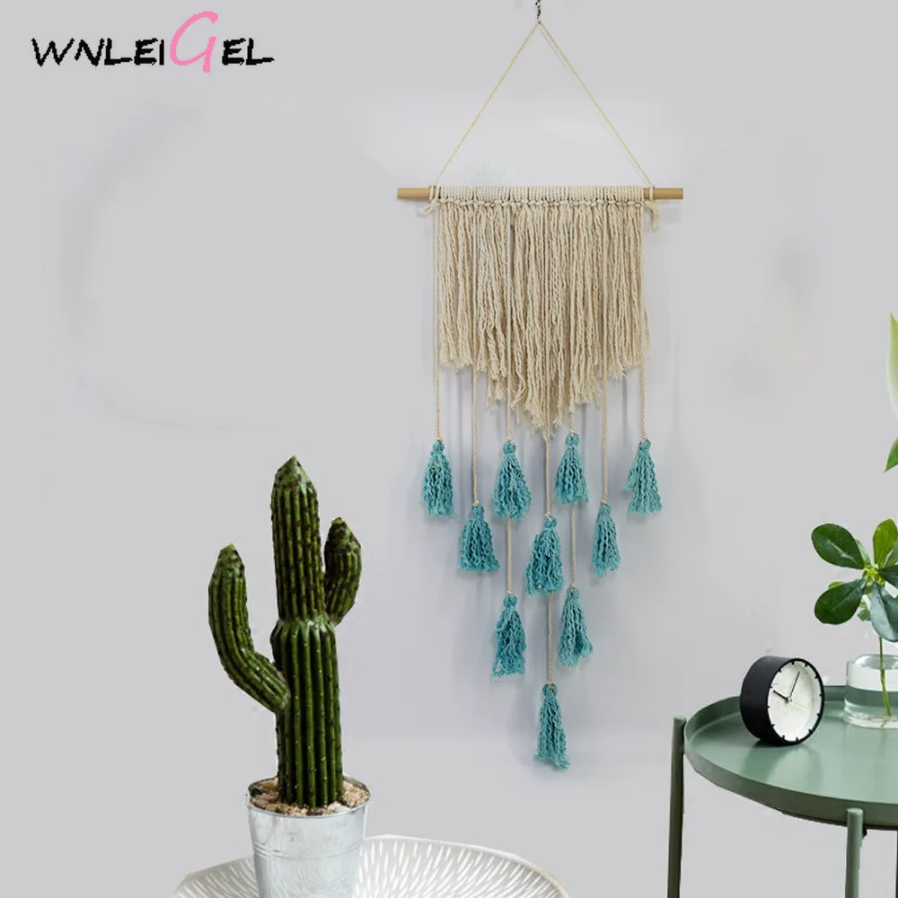 WLG decoracion habitacion ручной работы подвесные украшения кисточка ткачество домашний