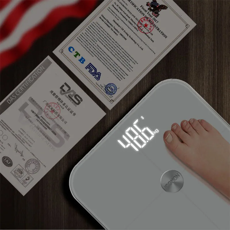 Pre mi um Smart ванная комната тело Жир Вес весы пол mi весы анализатор тела цифровые весы с функцией Bluetooth