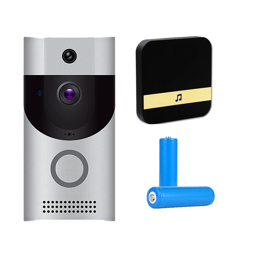 B30-S-1433-BB Wifi видео дверной звонок, камера, система внутренней связи, беспроводной домашний ip дверной звонок, дверной звонок, звонок, пир, 2 способа аудио, iOS, Android, на батарейках - Цвет: B30-S-1433-BB
