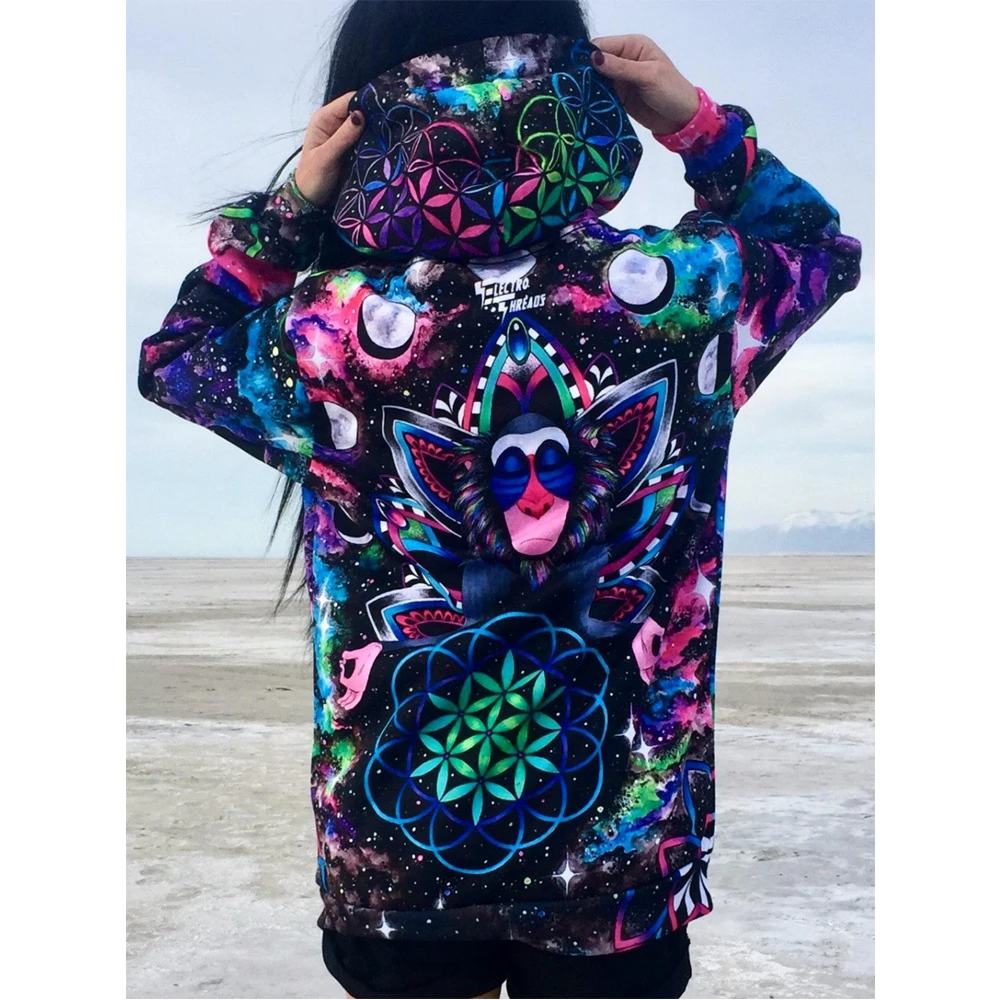 2021 Новое поступление модных женских сапог 3D принтом Kawaii Толстовка Femmes толстовки