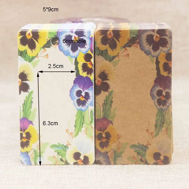 (Последний стиль 2019) крафт бумага Marbling ювелирные изделия дисплей карты и ожерелье