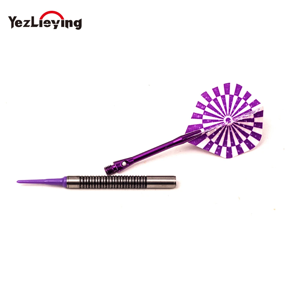3 шт. Профессиональный фиолетовый мягкий наконечник Дартс 18 г Профессиональные