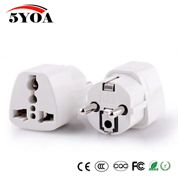 10 шт./лот универсальный адаптер для путешествий по всему миру электрическая
