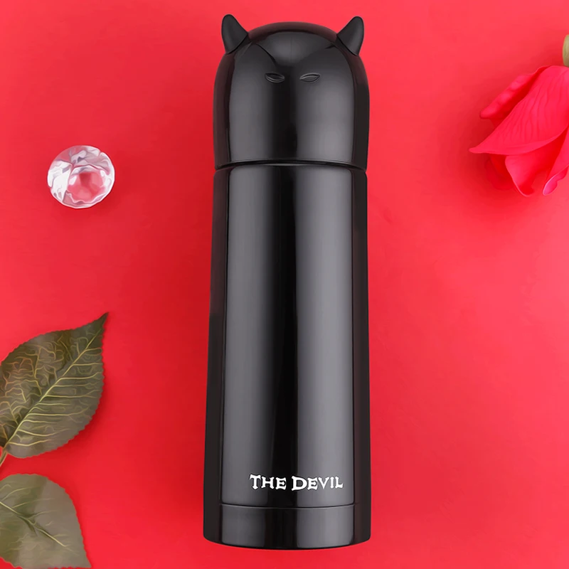 350 мл ангел демон из нержавеющей стали ребенка горячей воды кормления чашки