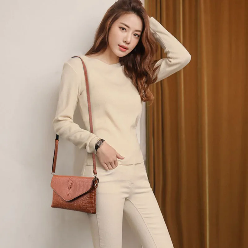 Alandtus сумки через плечо для женщин на змеиные принты женская сумка мессенджер Bolsa