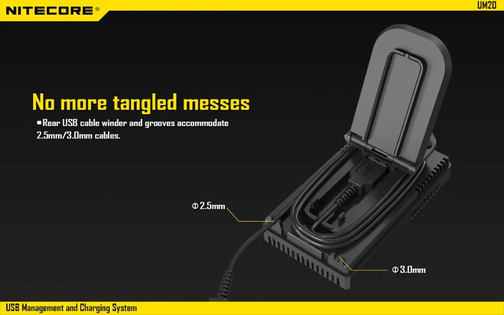 NITECORE UM10 UM20 цифровой Смарт USB литиевая батарея зарядное устройство Lcd-scherm Li-Ion IMR 18650 14500 16340 зарядное устройство батарея D5