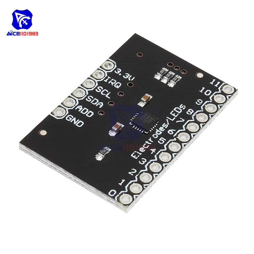Diymore MPR121 коммутатор V12 Бесконтактный емкостный сенсорный контроллер клавиатуры