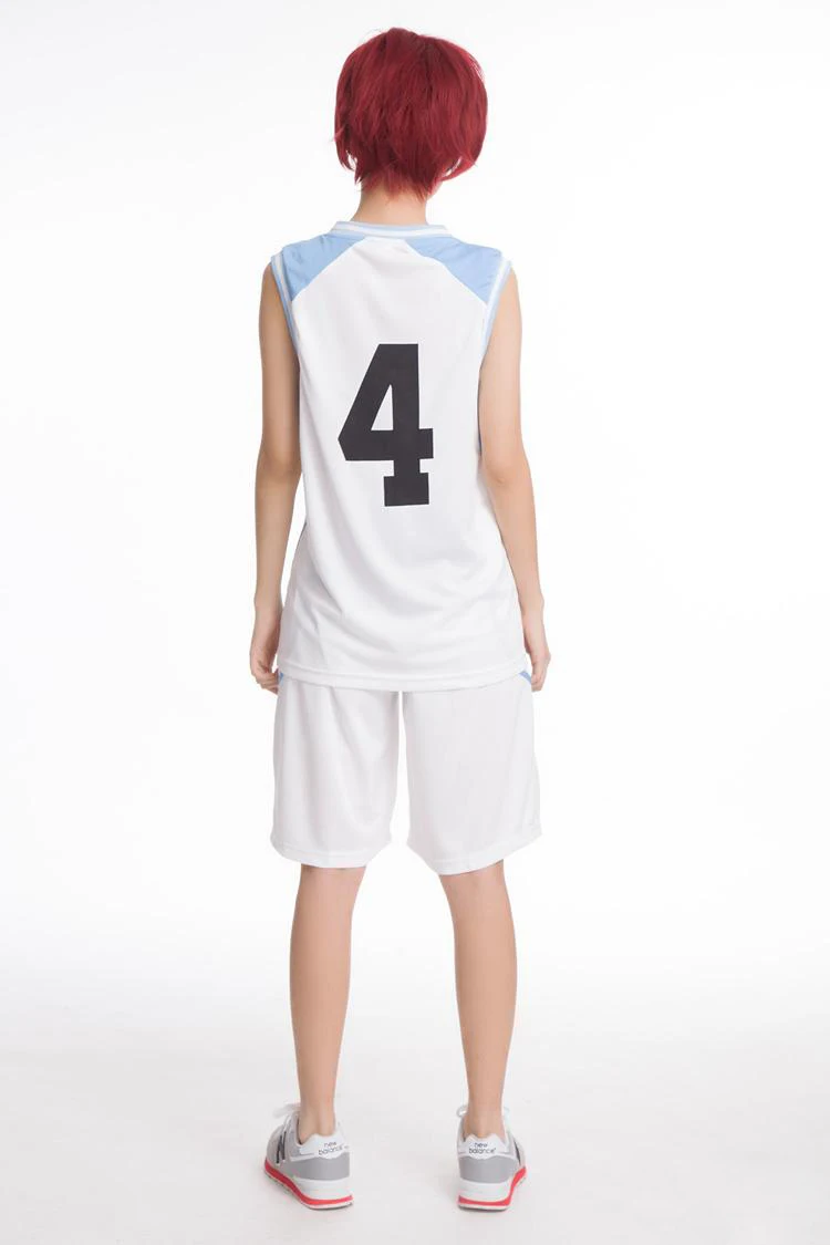 Костюм для косплея Kuroko no Basuke ракузан высокий Акаси сейюр № 4 спортивная одежда