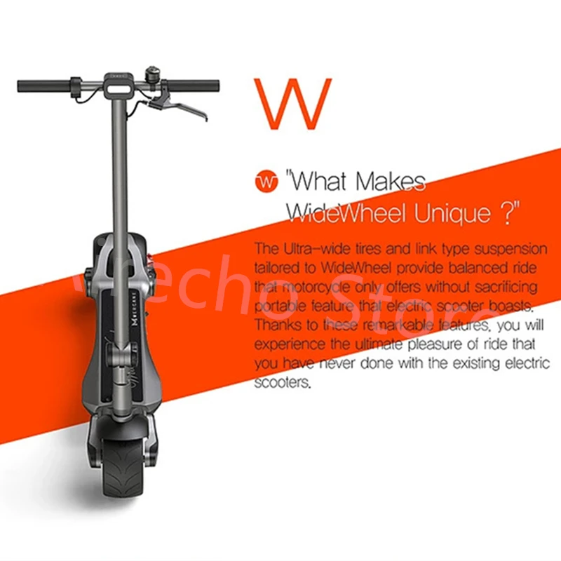 EU Stock Latest 48V 1000W Mercane WideWheel Smart Electric Scooter 45 KM/H Foldable Wide Wheel Kickscooter Dual Motor