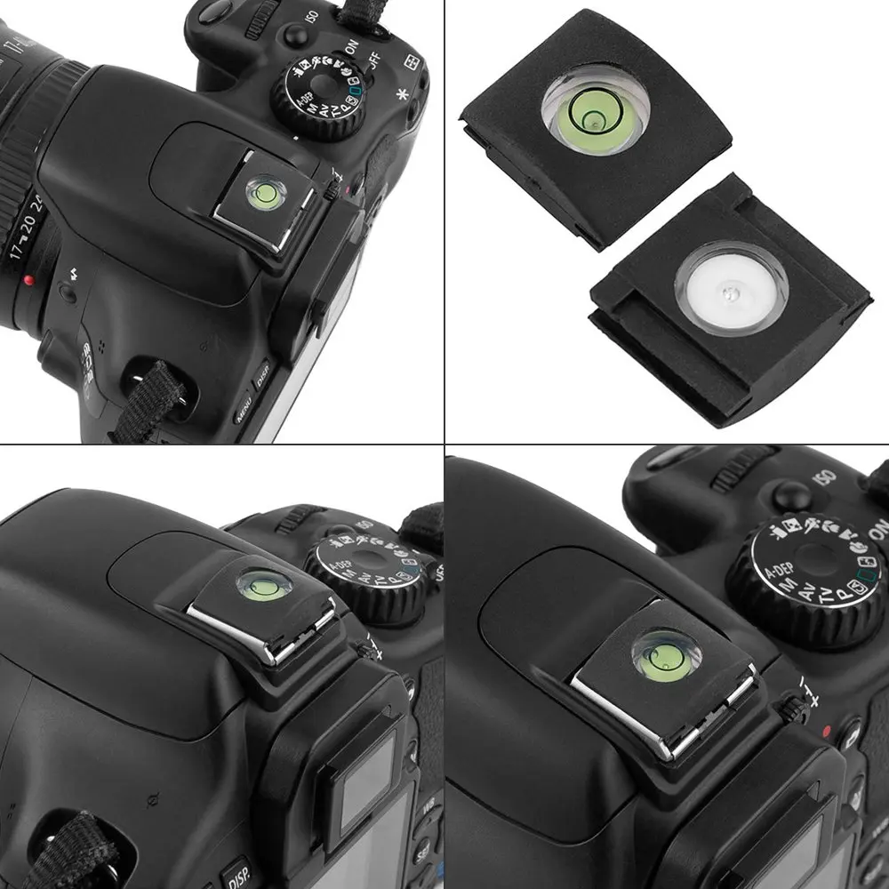 OBAFU Крышка для горячего башмака Защитная крышка с пузырьковым уровнем Canon Nikon Olympus