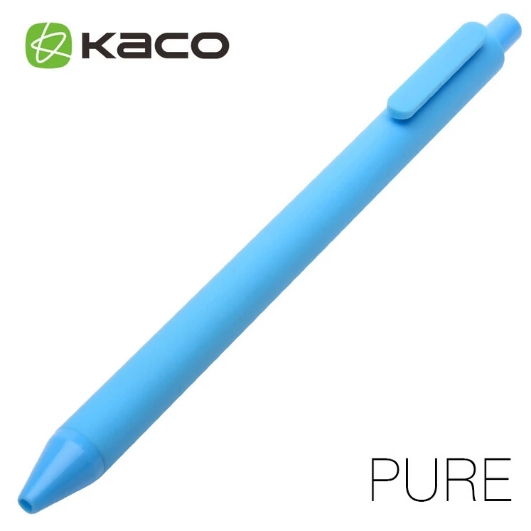 Ручка гелевая KACO PURE с черными чернилами 0 5 мм 1 шт./лот |