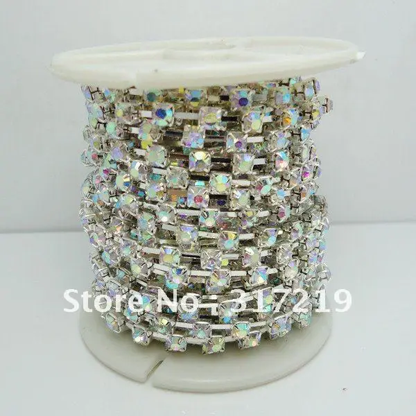 Кубок из горного хрусталя цепь SS8 Кристалл горный хрусталь серебряная основа