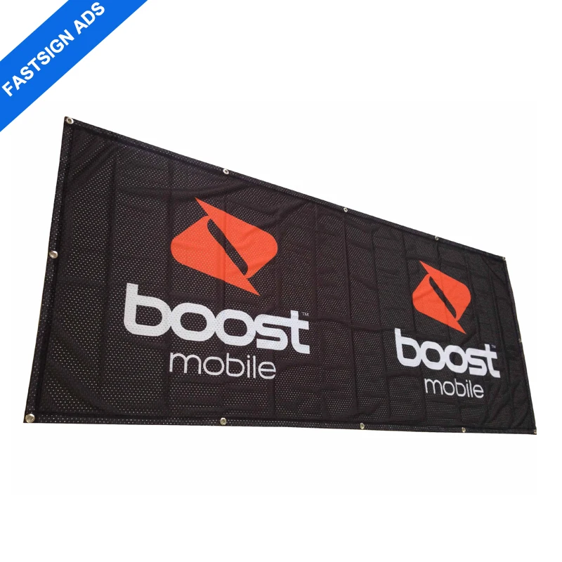 Горячие продажи рекламные ткани сетки баннеры для людей контроль забор | Дом и