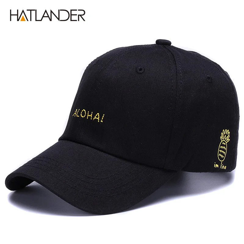 HATLANDER/Бейсбольные кепки с вышитыми буквами ALOHAI для мальчиков и девочек