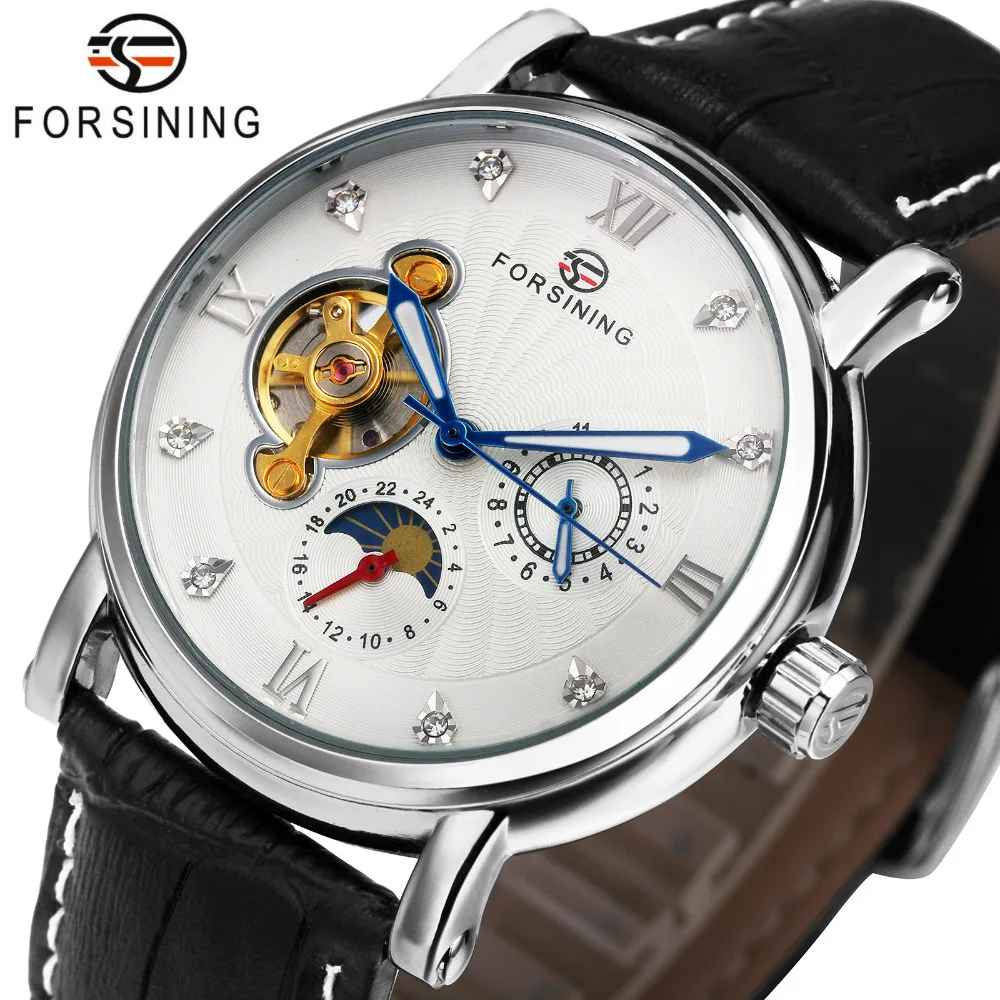 Бренд WINNER женские классические мужские часы Lover's автоматические механические