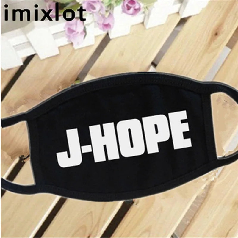 Imixlot модная милая мягкая хлопковая маска для губ с буквенным принтом