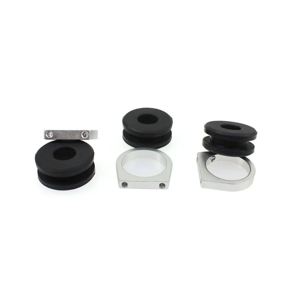 F07558 1 шт CNC алюминиевый карданный 10 мм демпфирующее крепление с резиной для камеры