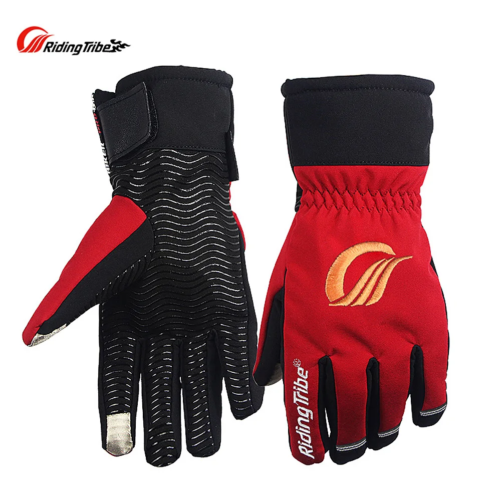 

Men Women Winter Warm Gloves Anti-skid Touch Screen Waterproof Rider Biker Racing Riding Skiing Outdoor Sports Glove MTV-06