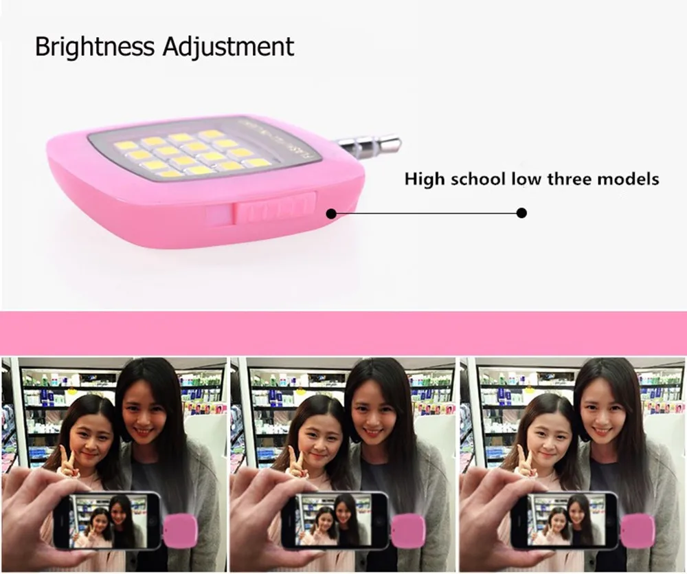3 5 мм портативная мини светодиодная вспышка для селфи RK05 камеры iPhone IOS Android