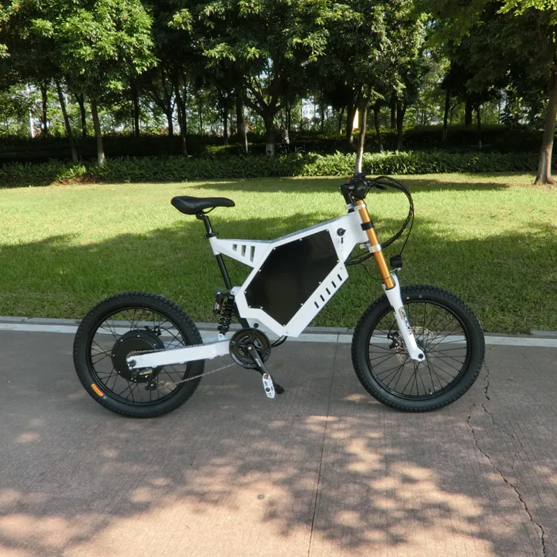 72V3000W5000W Plus Stealth Bomber Электрический велосипед eBike e Bike с литий ионной батареей 30