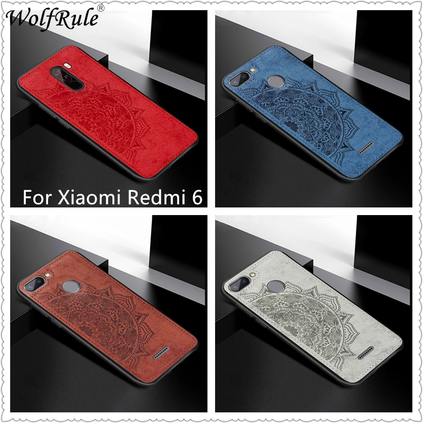 

Cases For Xiaomi Redmi 6 Case Magnetic Fashion Style Shockproof Fabric Cloth PC Back Case For Xiaomi Redmi 6 Cover Redmi 6 Shell