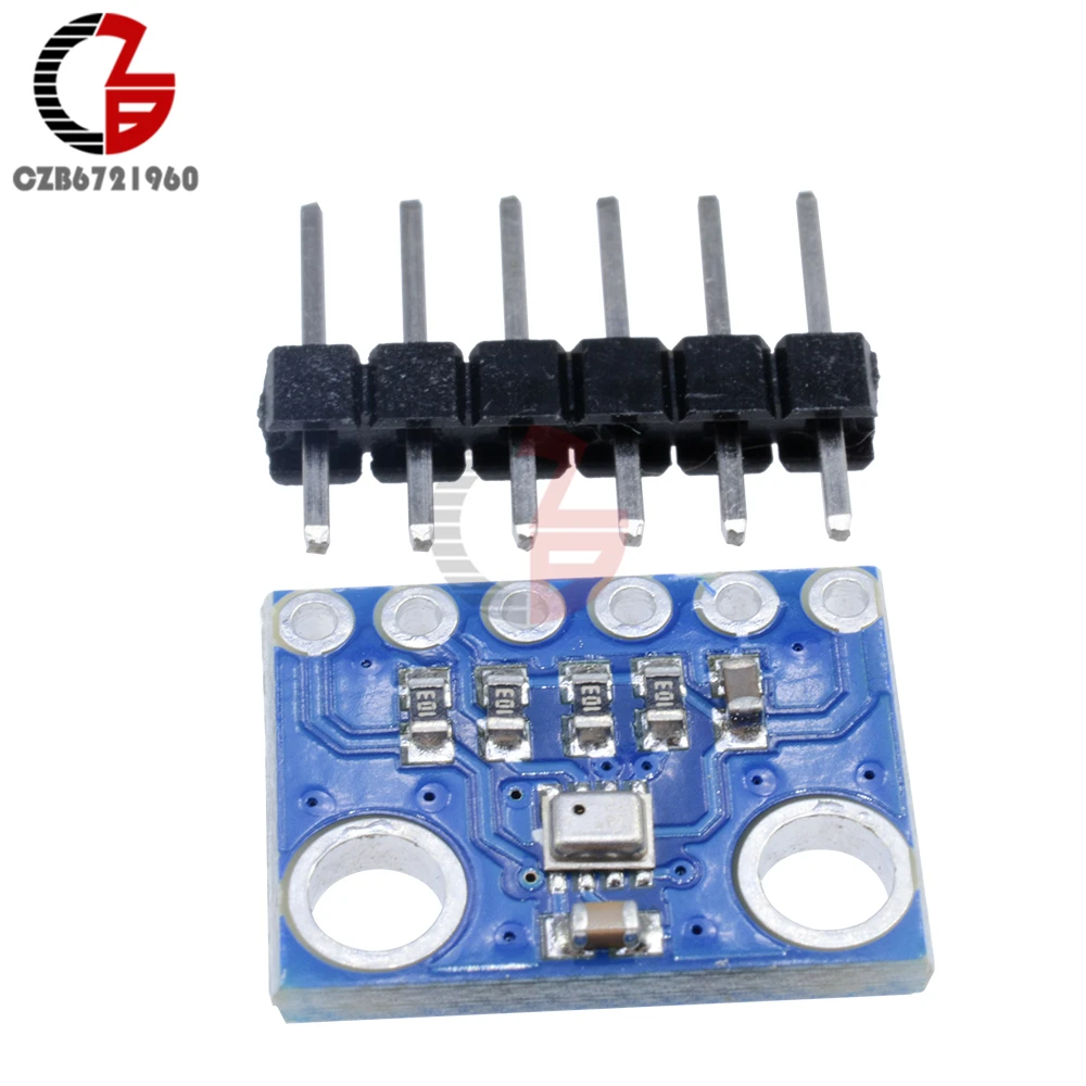 Цифровая плата датчика атмосферного давления BMP280 Swap IIC I2C SPI BME280 3 В синяя|Датчики