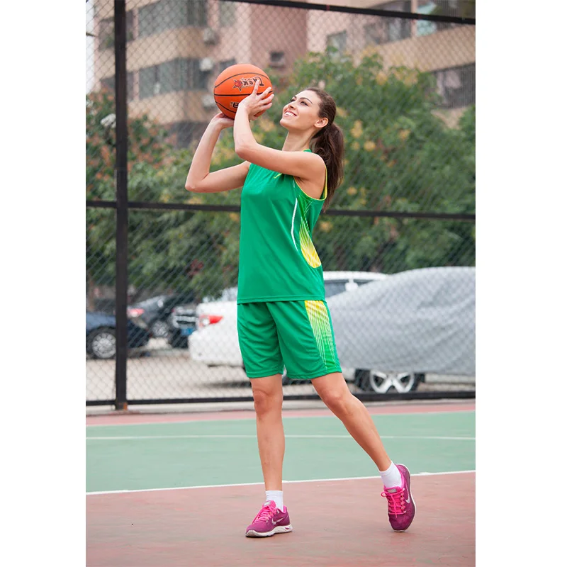 Новинка 2017 года женские Баскетбол Майки девочек дышащая пустой спортивный