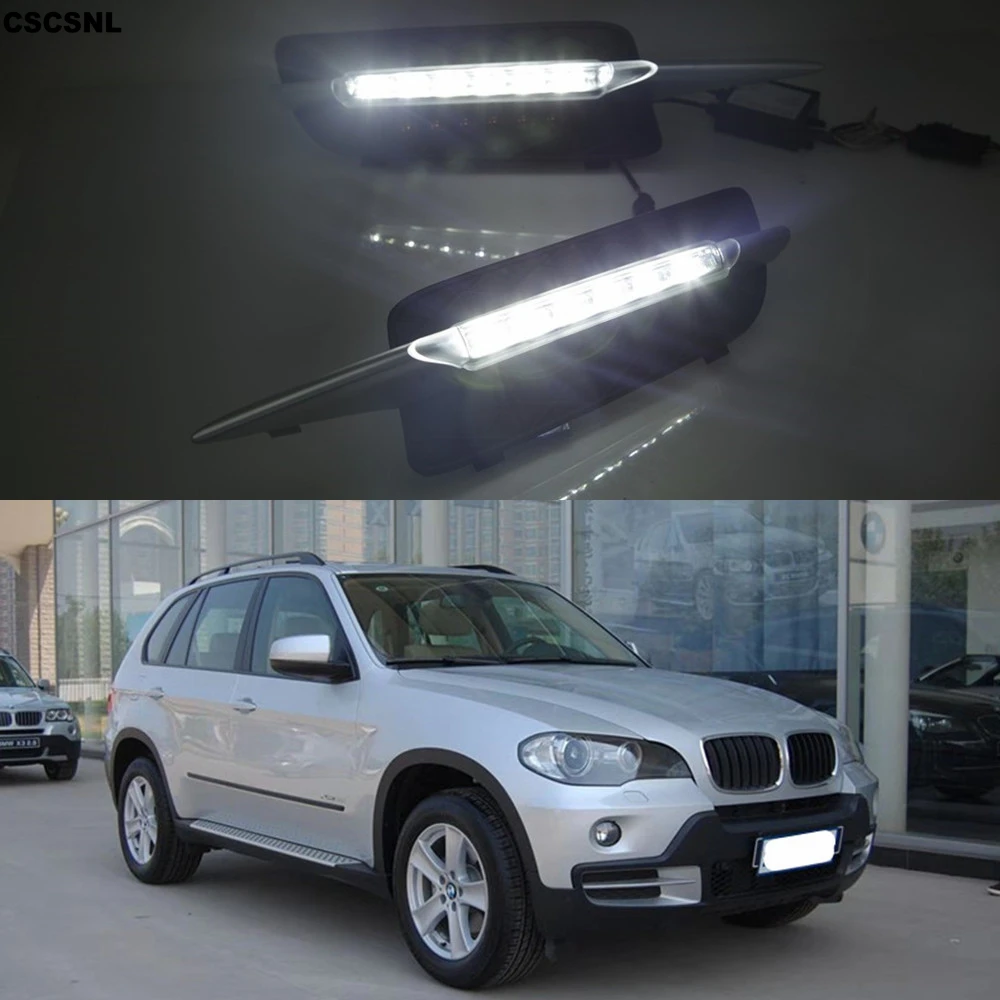 CSCSNL 2 шт. светодиодный DRL Габаритные огни дневного света авто противотуманная