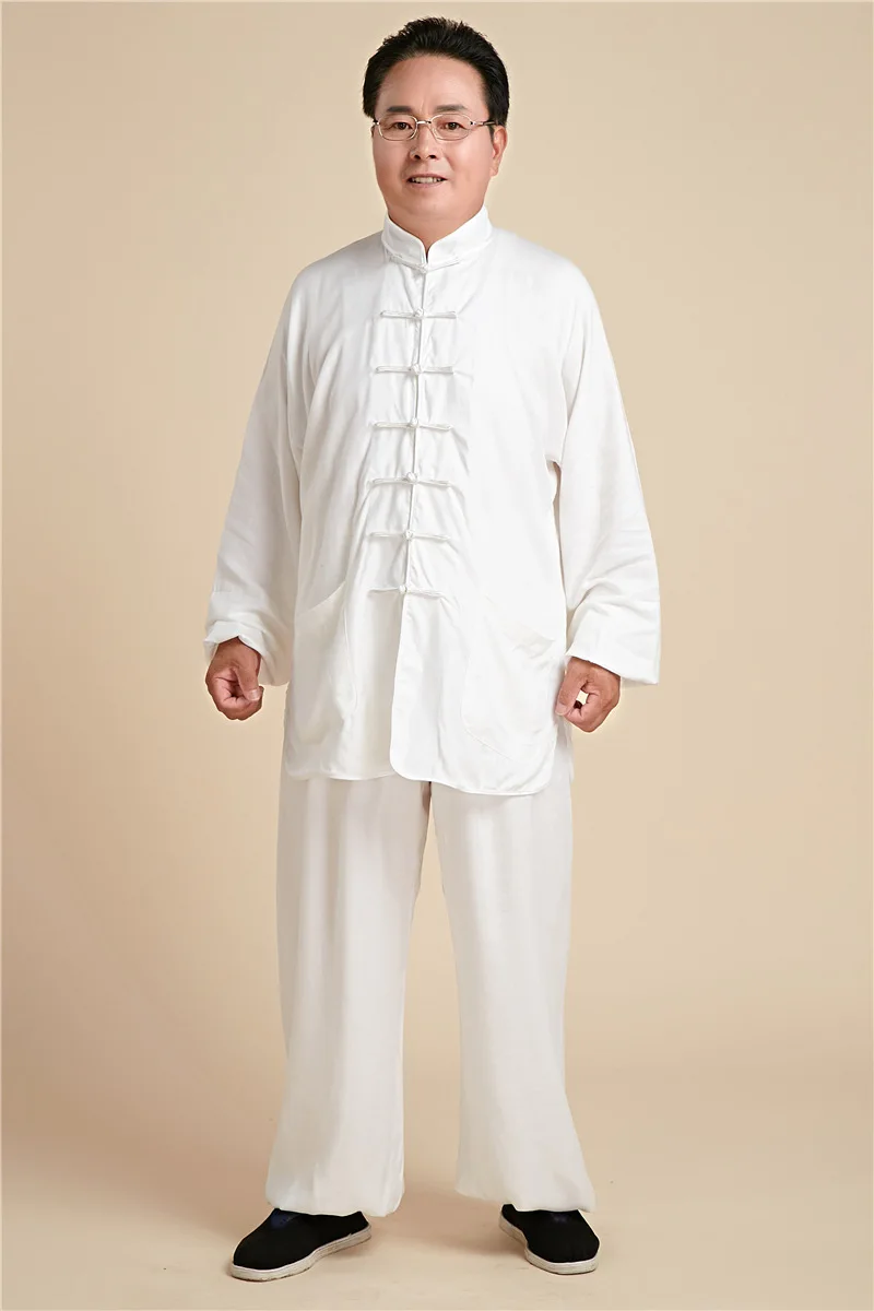 

Shanghai Story Cotton China kung fu set chinese Tai chi suit long sleeve shirt + pants for men kungfu uniform 5 Style