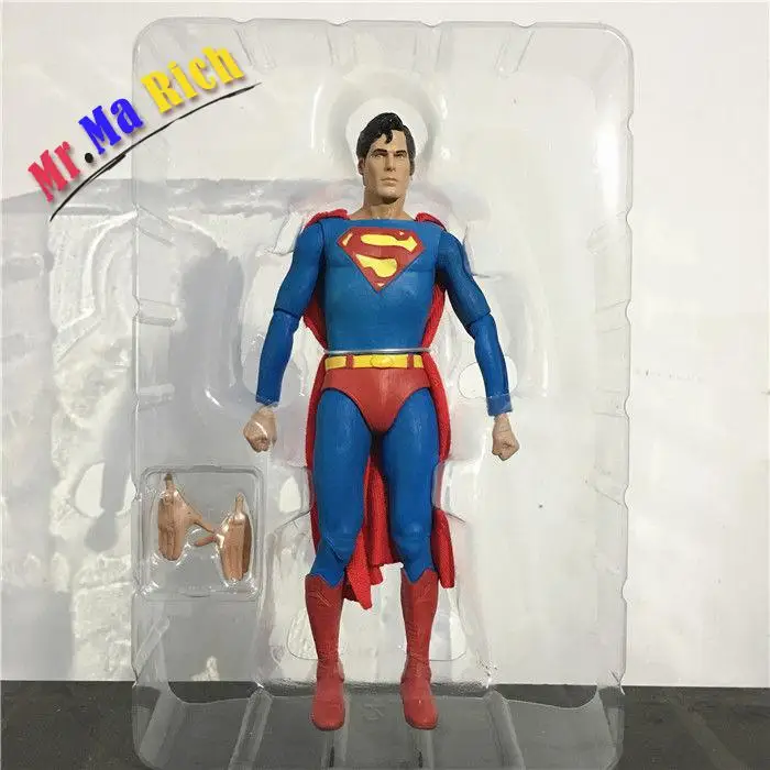 Neca Dc Comics Супермен Кристофер Ривз супергерой 7 & #034 экшн ПВХ фигурка Ib|pvc figure|dc comicspvc