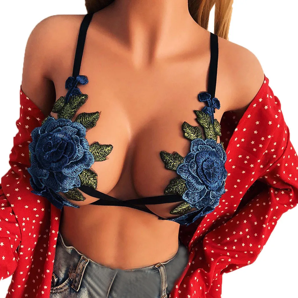 Женское нижнее белье сексуальное кружевное Бандажное с розовыми пайетками