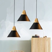 black pendant lights kitchen island ceiling lamp bedroom modern lighting bar aluminum light home indoor lights bulb for free