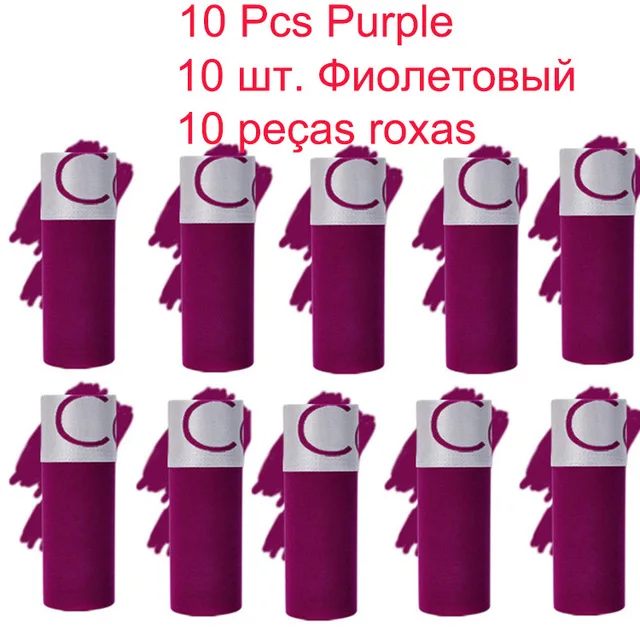 10 Pcs purple 10 шт./лот, хлопковое Мужское нижнее белье, трусы высокого качества, боксеры, мужские трусы, дышащее нижнее белье, мужские мягкие боксеры, шорты, мужские трусы - Цвет: 10 Pcs purple