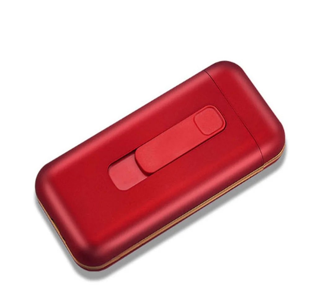 100 шт USB Зажигалка чехол для 20 сигарет упаковка для 100 мм длиной 5 мм диаметром сигарет