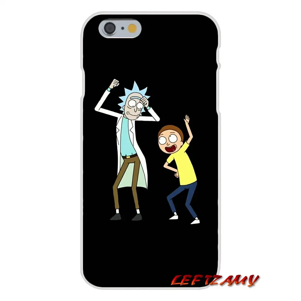 For iPhone X 4 4S 5 5S 5C SE 6 6S 7 8 Plus Rick and Morty Silicone Soft Phone Case | Мобильные телефоны и аксессуары