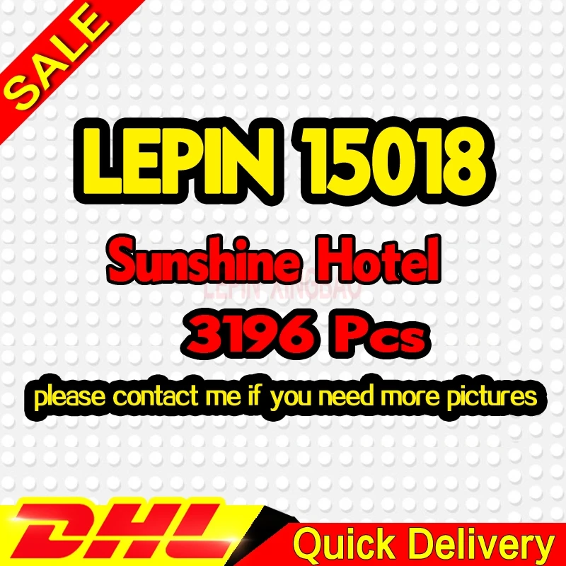 15018 DHL leleings 15019 15001 15002 15003 15004 15005 15007 15008 15011 16050 15031 15034 15035 XINGBAO 01001 модель строительные блоки - Цвет: 15018