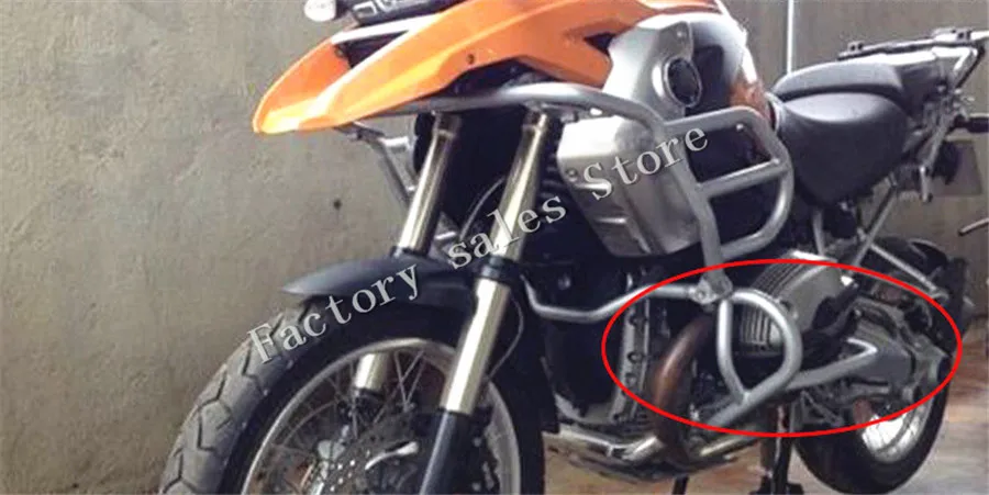 Для BMW R1200GS R 1200GS 2004 2012 Серебряный 2005 2006 2007 защита от ударов балки двигателя