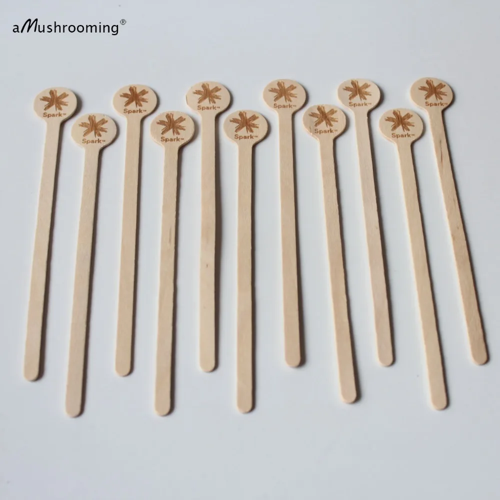 Деревянные палочки для напитков с изображением мордочки | Персонализированные