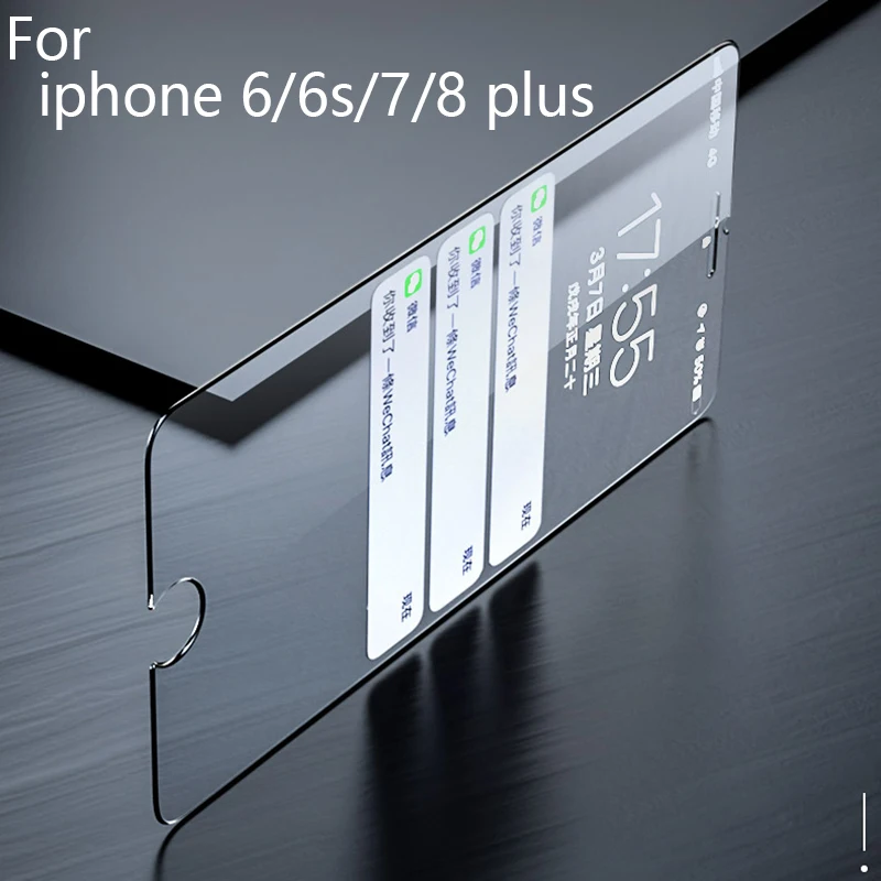 5 шт. для iphone X Xs Max Xr 8 Plus Apple 4 4s 5s 5c SE 6 6s 7 защита экрана из закаленного стекла 2.5D Arc glass